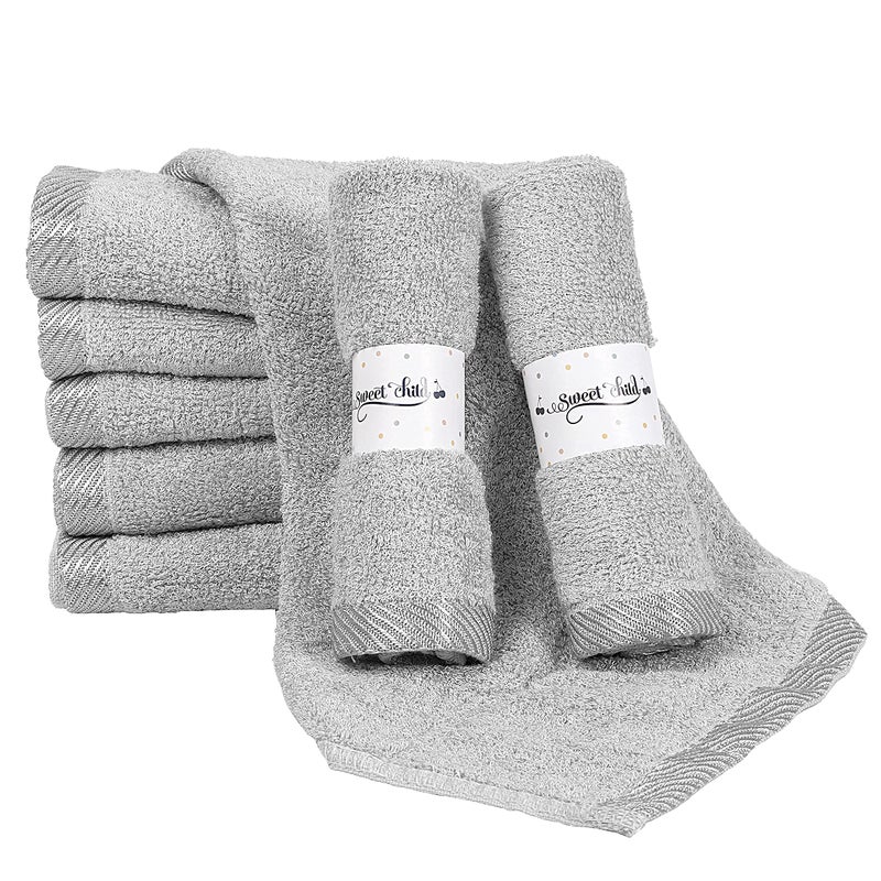 Sweet Child 8-Pack Baby Washcloths -Super Soft Rayon Washcloth, Baby Wash Cloths for Newborn,Infants and Kids, Bath Baby Towels, Body and Face Towel, Face Cloths for Washing Face - Image 4